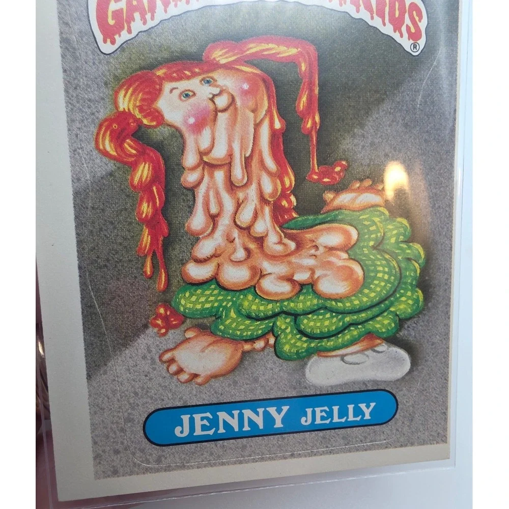 Topps Garbage Pail Kids OS2 Jenny Jelly Fair 69a Miscut